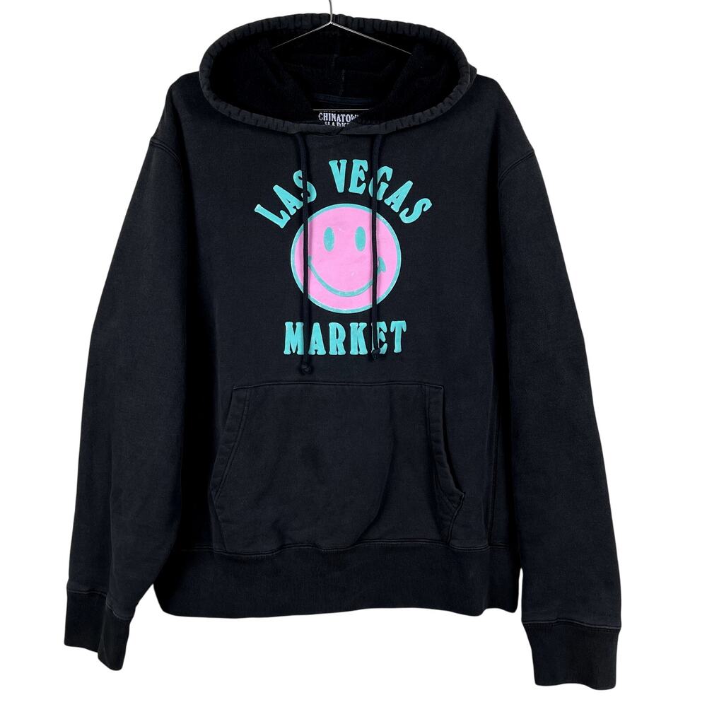 Chinatown Market Las Vegas Market Limited Edition Mens XL Black‎ Smiley